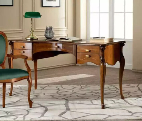 Schreibtisch Design Klassisch Luxus Büroeinrichtung Holzschreibtische