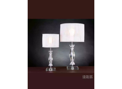 Klassischer Weiße Tischlampe Schreibtisch Lampe Kristall Beleuchtung