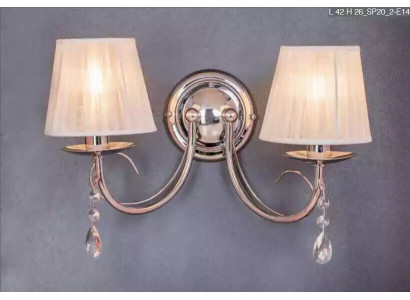 Wandleuchte Wandlampe Klassische Wandkronleuchter Doppel Wand Lampe