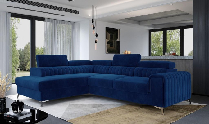 Sofa mit Bettkasten & Schlaffunktion Ecksofa Stoffcouch Textil Couch Sofas Neu