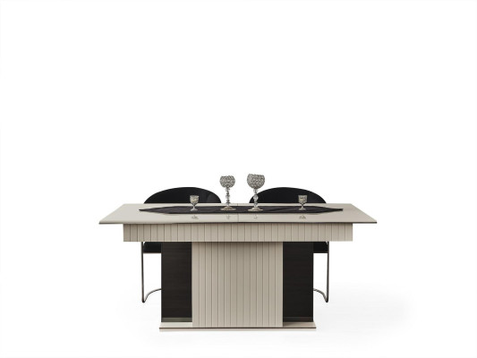 Esstisch weiß modernes Esszimmer schöne Küche Holztische Design luxuriöses Holz