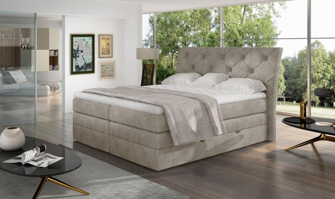 Luxus Schlafzimmer Bett Polster Chesterfield Boxspring Luxus Doppel Hotel