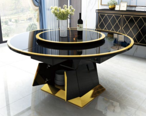 Design Ess Zimmer Stuhl Set Metall Tische Sessel 6x Stühle + Tisch Garnitur