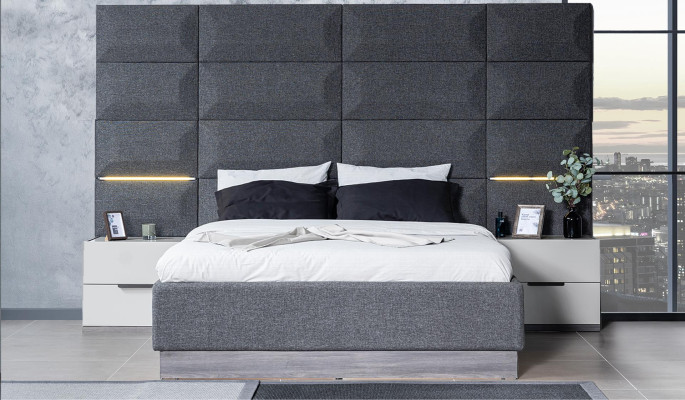 Bett Doppelbett Betten Möbel Einrichtung Neu Möbel Design Hochglanz Schlafzimmer