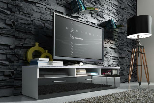 Ein stilvoller TV-Schrank aus Holz für Ihr Wohnzimmer im modernen Stil