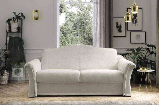 Zweisitzer Textilsofa Italienische Möbel Wohnzimmer Designer Sofas 2 Sitzer Neu
