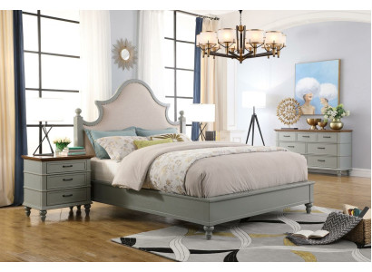 Design Luxus Schlafzimmer Set Bett 2x Nachttische Kommode Garnitur Betten Hotel