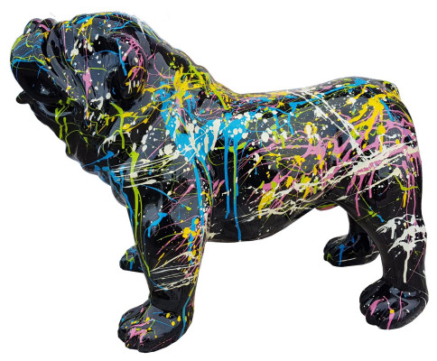 Designer Figur Statue Figuren Dekoration Moderne Hund Garten Skulptur Skulpturen