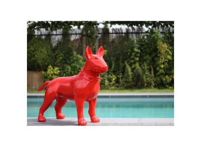 Designer Figur Statue Moderne Figuren Dekoration Hund Garten Skulptur Skulpturen