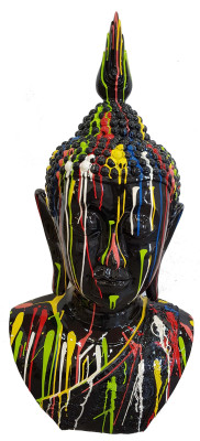 Designer Figur Statue Moderne Figuren Dekoration Büste von Buddha Skulpturen Neu
