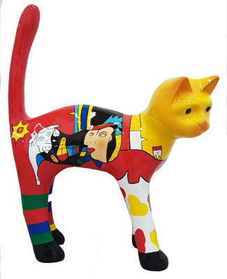 Designer Abstrakte Figur Moderne Figuren Dekoration Katze Skulpturen Dekoration