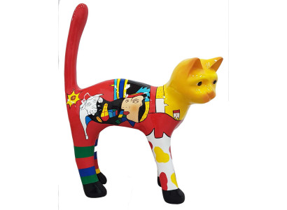 Designer Abstrakte Figur Moderne Figuren Dekoration Katze Skulpturen Dekoration