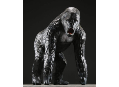 Designer Figur Statue Moderne Figuren Statuen Dekoration Deko Gorilla Garten Neu