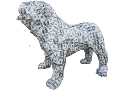 Designer Figur Statue Moderne Figuren Dekoration Hund Garten Skulptur Skulpturen 