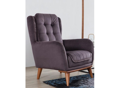 Chesterfield Sessel Relax Club Sofa Einsitzer Couch Polster Möbel Braun