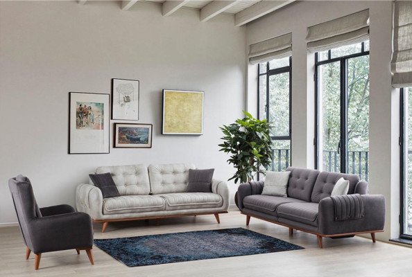 Dreisitzer Sofa Couch Polster Möbel Multifunktion Couchen Sofas 216cm