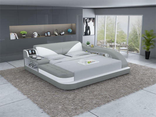 Multifunktion Bett Doppelbetten Modernes Bettgestell Betten 180x200cm