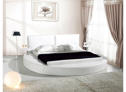 Rundes Bett Moderne Design Luxus Polster Rund Betten Textil Stoff