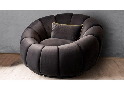 Sessel Farbe schwarz bequem mittelweich Luxuriös für Wohnzimmer Relax Club