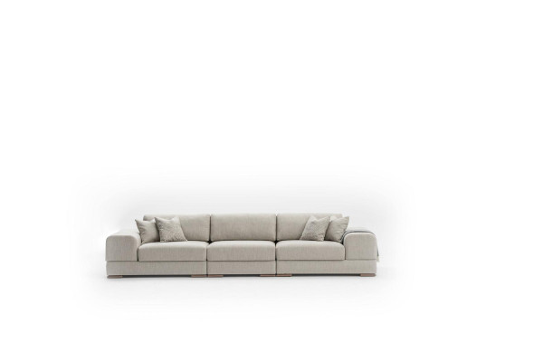 Gemütliche Couch Sofa Big Sofas Couchen Weiche Sitz Möbel 350cm Stoff