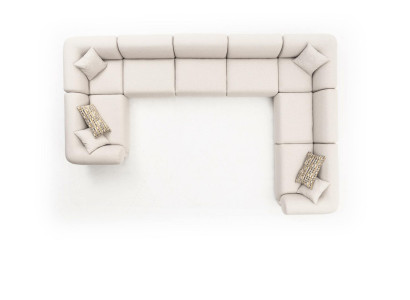 Sofa U-Form Wohnzimmer Luxus Wohnlandschaft Design Polster Ecksofa Möbel