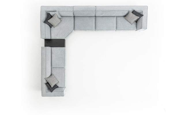 Sofa L Form Couch Polster Wohnzimmer Modern Design Ecksofa Textil Sofas