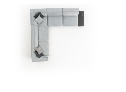 Ecksofa L Form Sofa Couch Stoff Textil Luxus Wohnzimmer Möbel Eckcouch