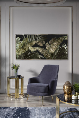 Sessel Ohrensessel Cocktailsessel Stoff Wohnzimmer Polyester Grau Sitz