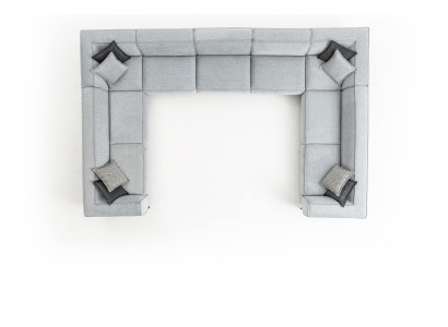 Sofas U Form Polstersofa Modern Wohnzimmer Sofa Couch Design Textil