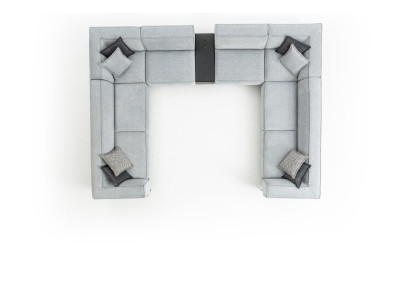 Ecksofa U Form Möbel Wohnzimmer Luxus Modern Big Sofa Couch Wohnlandschaft