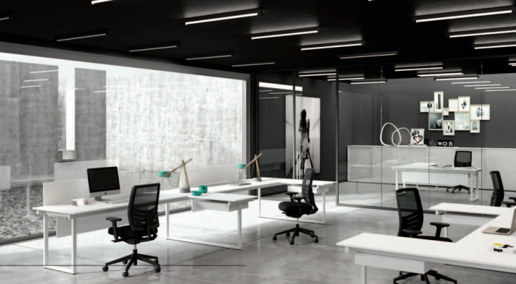 Büro Schreibtisch Eckschreibtisch Möbel Computer Schreibtische Einrichtung Neu