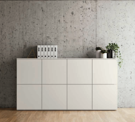 Kommode Sideboard Anrichte Highboard Kommode Weiß Schrank Wohnzimmer Holz Neu
