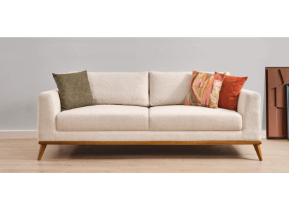 Stilvoll Sofa 3 - Sitzer Design Möbel Wohnzimmer Luxus Couchen Sofas 223cm