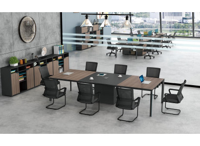 Konferenztisch Büro Kabelkanal Netzwerk Tische Besprechungstisch