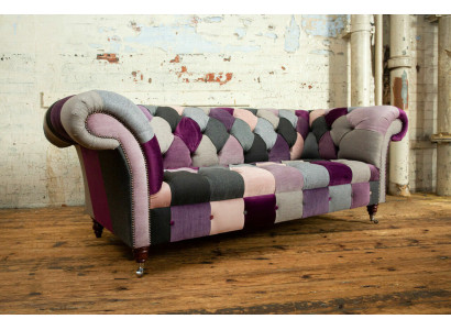 Design 3-Sitzer Polstersofa Couch Textil Clubsofa Luxus Sitzmöbel