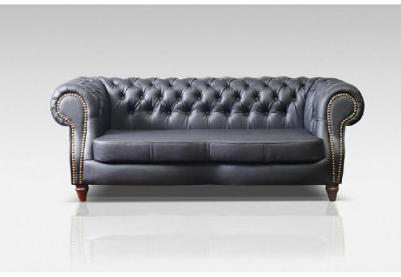 Chestefield Sofagarnitur Ledersofa Sofa Polster Garnitur Couch 3+2+1 Neu