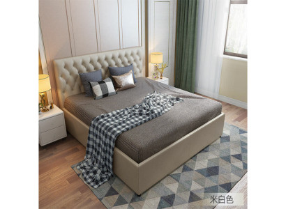 Chesterfield Designer Bett Schlafzimmer Kunstleder Polster 140/160/180/200 cm