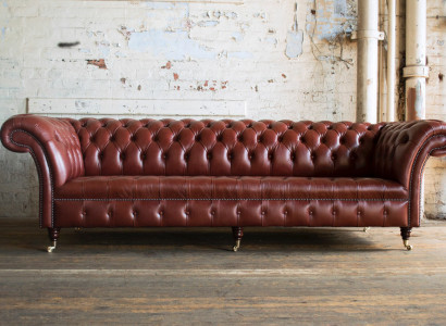 Xxl Big sofa Chesterfield Sofa 4 Sitzer Couch Polster Luxus Klassische Textil