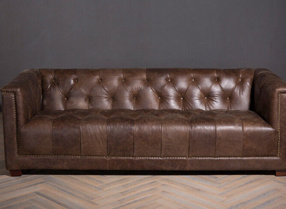 Chesterfield 3+1 Sitzer Sofagarnitur Sofa Couch Stoff Leder Couchen Garnitur