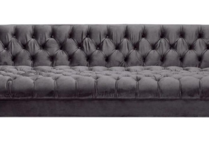 Anthrazit Chesterfield Sofa Kreative Möbel 4-Sitzer Sofas Textil Couchen