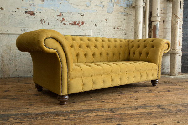 Textil Sofa 3 Sitzer Sofa Polster Sofas Design Luxus Couch Möbel Dreisitzer Neu