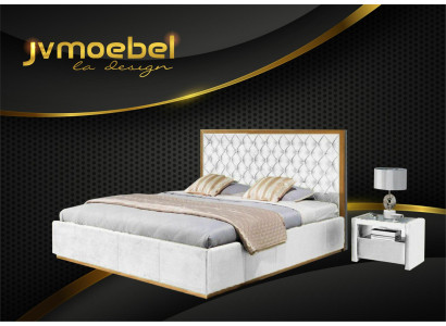 Bett Textil Schlafzimmer Design Möbel Modern Luxus Betten Bettgestell 140x200