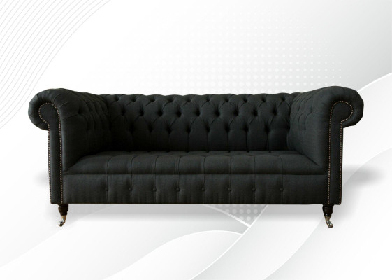 Design Couch Couchen Sofas Stoff Modern Sofagarnitur 3-er Dreistzer Polster