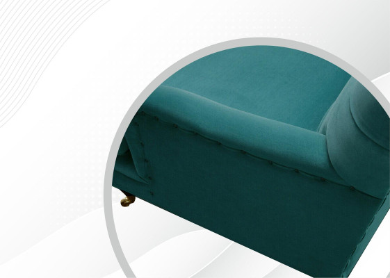 Textil Sofa Couch Polster Garnitur 3Sitzer Couchen Sofas Chesterfield Dreisitzer