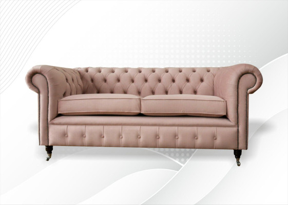 Design Polster Sitz Couch 3 Sitzer Sofa Chesterfield Sofas Couchen Textil Stoff