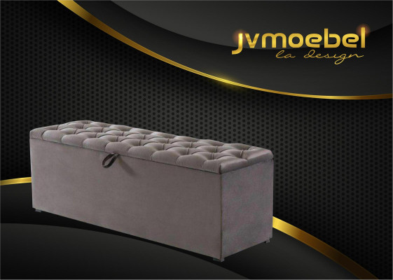 Modernes Design 2x Nachttische Chesterfield Textil Schlafzimmer Nachttische Neu