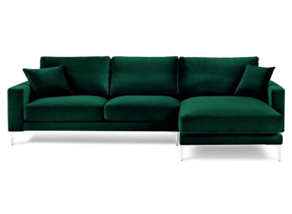 Loft Sofa Luxus Eckcouch Möbel Eckgarnitur Samt Couchen Wohnzimmer sofas grün