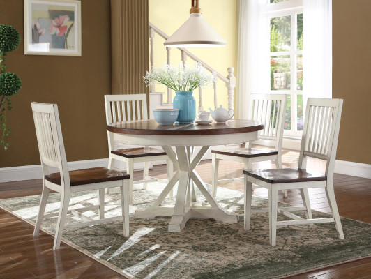 Klassischer Design Rundtisch Runder Tisch Holz Tische 122x77cm Esszimmer Rund