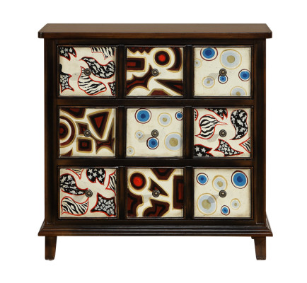 Designer Kommode Anrichte Low Board Schrank Wohn Zimmer Regal Luxus