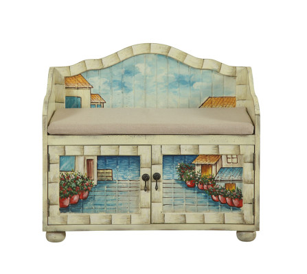 Polsterbank Sitzbank Designer Bank Sitzbank Sitzmöbel Holzbank Schuh